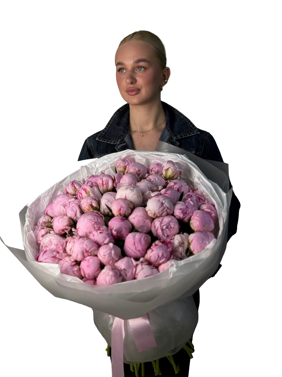 Букет из пионов
